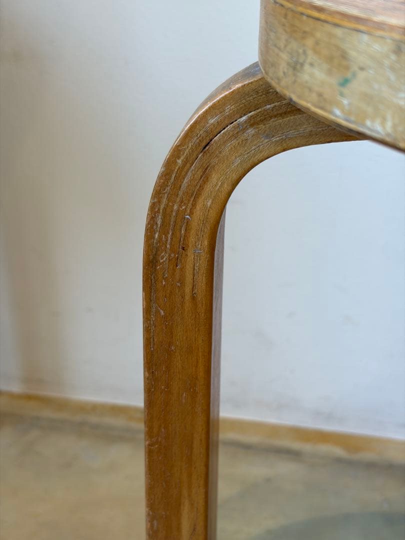 50年代 stool60 artek Alvar Aalto バックスタンプ有