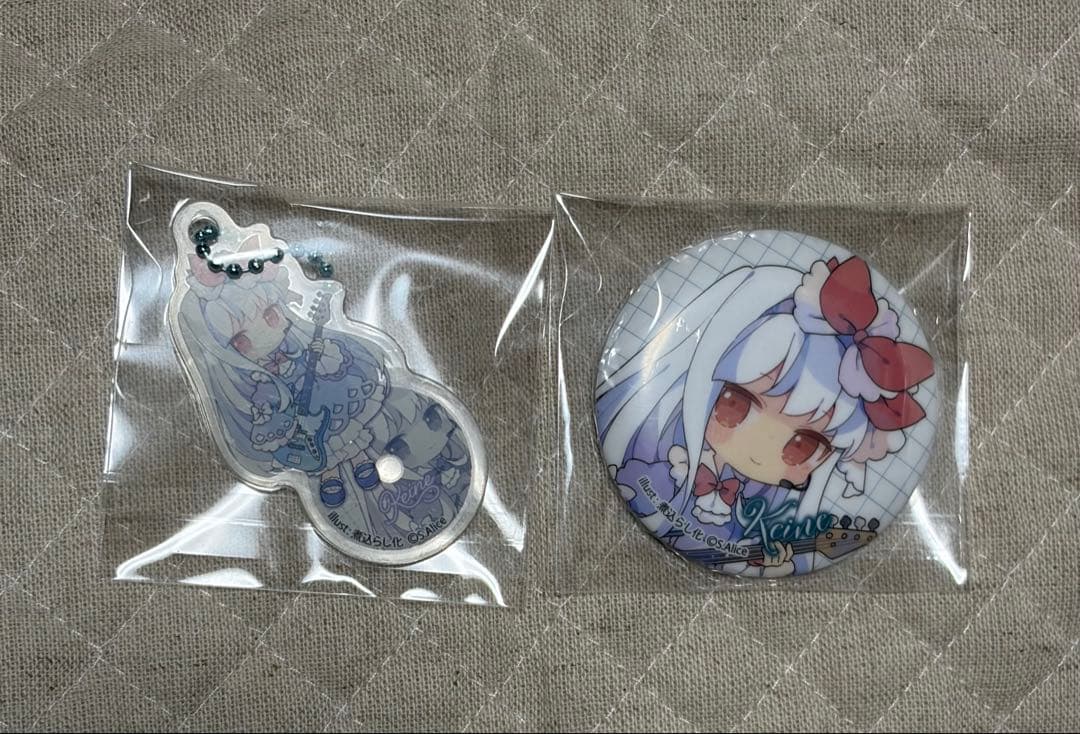 東方 ダイソー アクリルキーホルダー 缶バッジ 上白沢慧音 - メルカリ