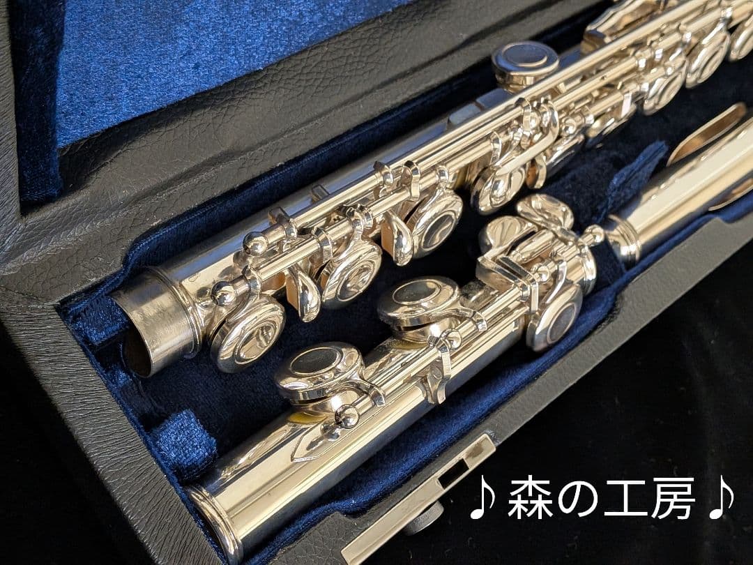 商談中【みやま】頭部管銀製・ヤマハフルート YFL311Ⅱ Eメカ