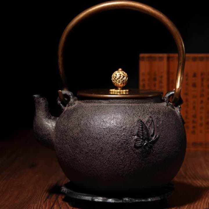 SW 松紋堂 鉄器 急須 伝統工芸 手作り 鉄分補給 鉄瓶　017