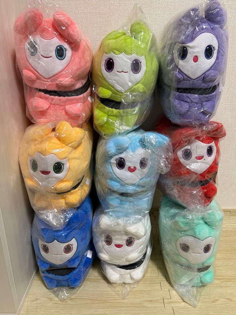 TWICE LOVELYS ぬいぐるみスリッパ 全メンバー コンプリート セット