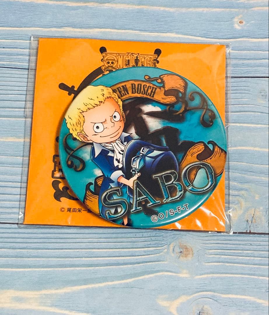 ワンピース 輩缶バッジ ハウステンボス 限定 サボ ONE PIECE - メルカリ