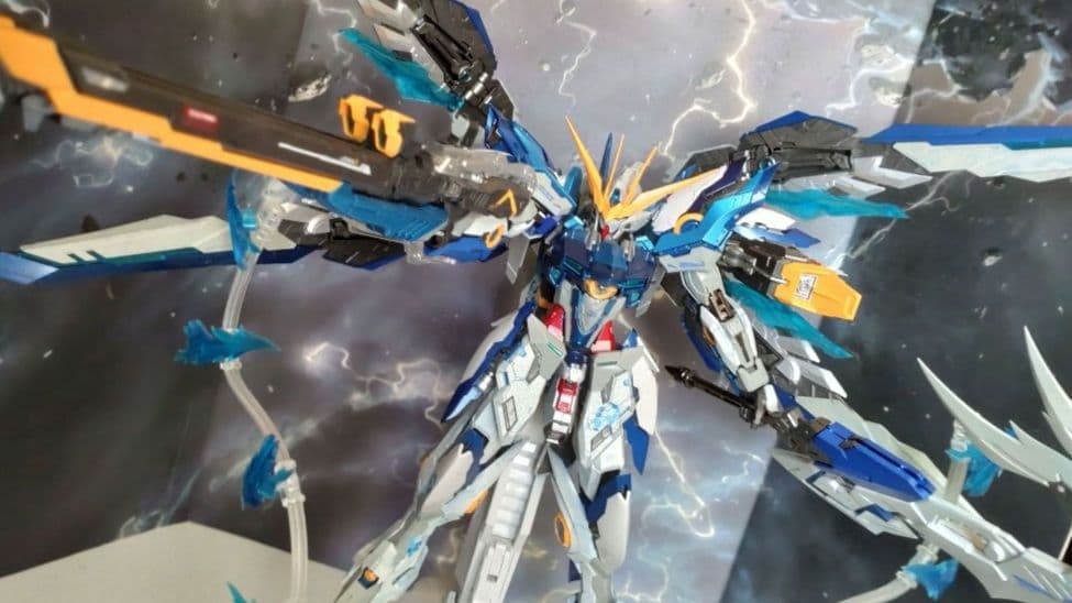 海外製プラモデル ZZA BLUE FLAME CH-01 完成品