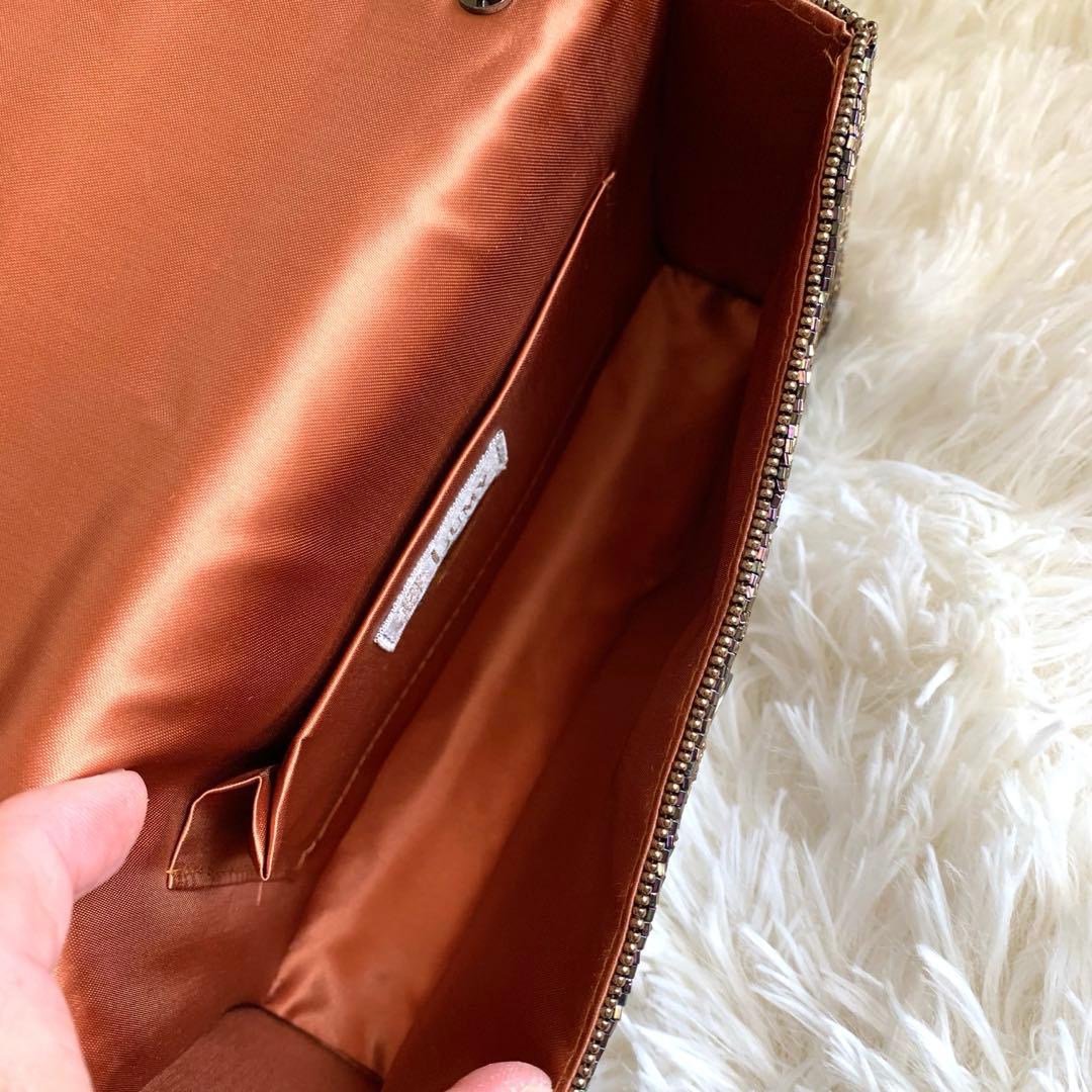 美品❣️Lumy はしもとhashimoto ビーズ バッグ 皇室御用達