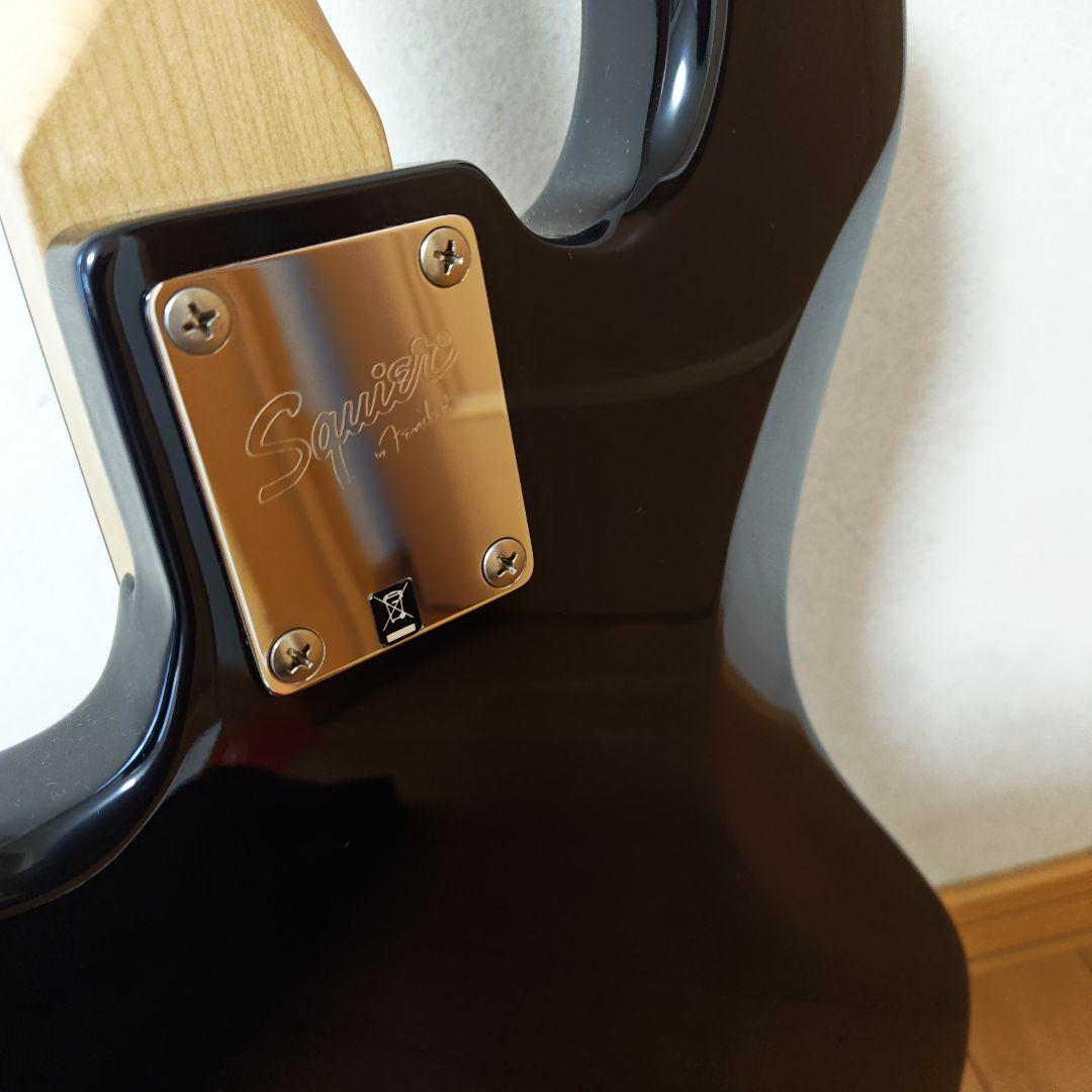 美品 Fender Squier ブラックエレキベース 島村楽器