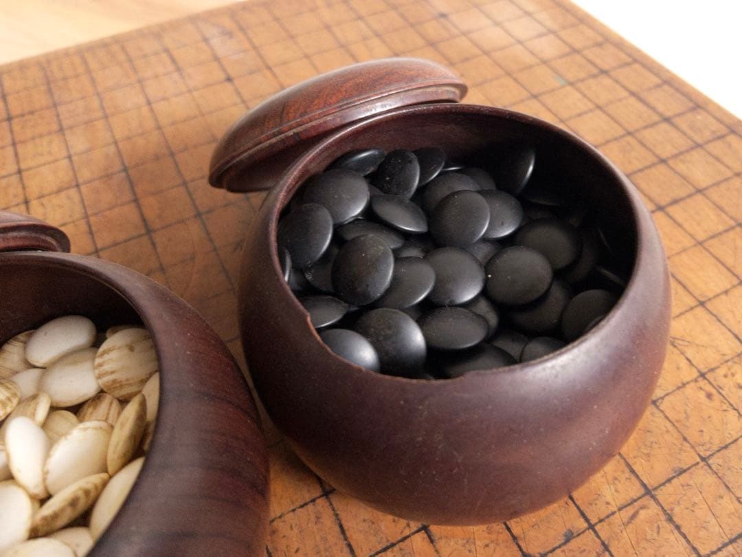 囲碁　碁盤　碁石　セット　ビンテージ　アンティーク　レトロ