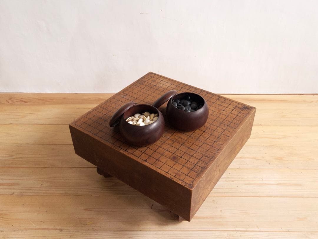 囲碁　碁盤　碁石　セット　ビンテージ　アンティーク　レトロ