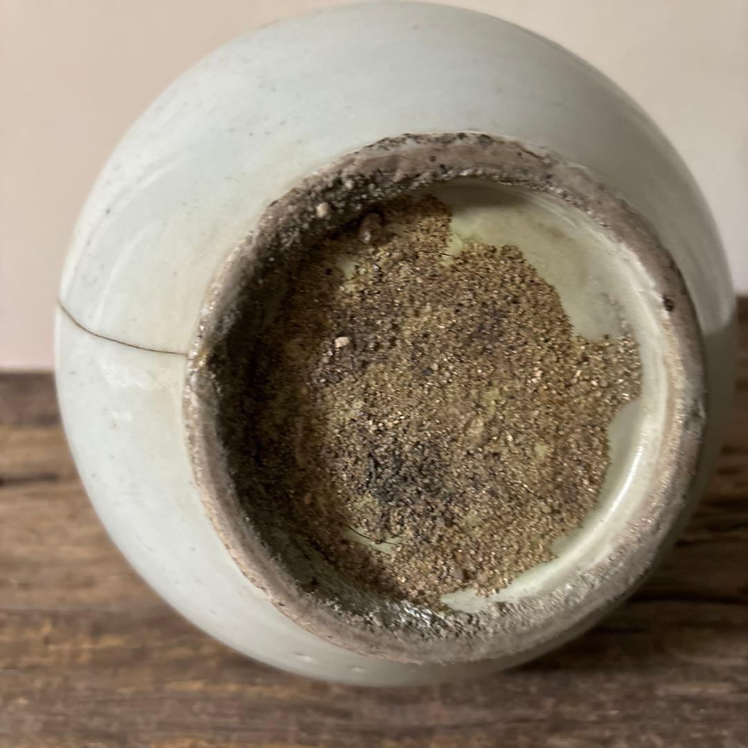 朝鮮美術　李朝染付徳利　花入　古民芸　韓国骨董　検:青山二郎　白洲正子　立原正秋