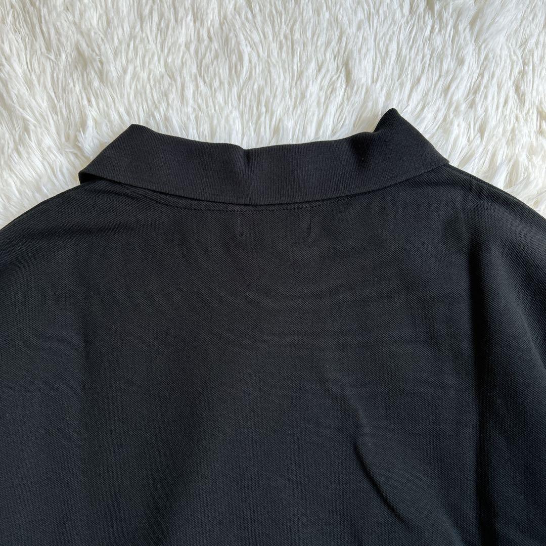 マーガレットハウエル オーガニックコットン ポロシャツ 24ss ブラック II