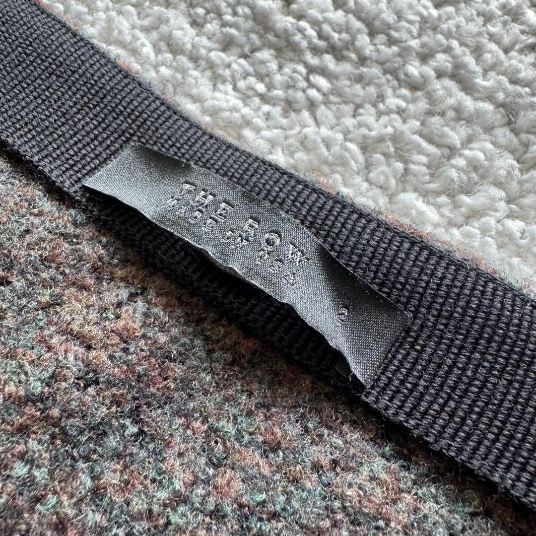 美品✨ザロウ THE ROW ツイード調 起毛　ウールスカート 2