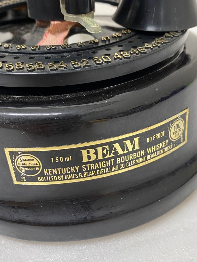 3-2689 ジム・ビームの「1904年式ダイヤル電話デキャンタ ウィスキー