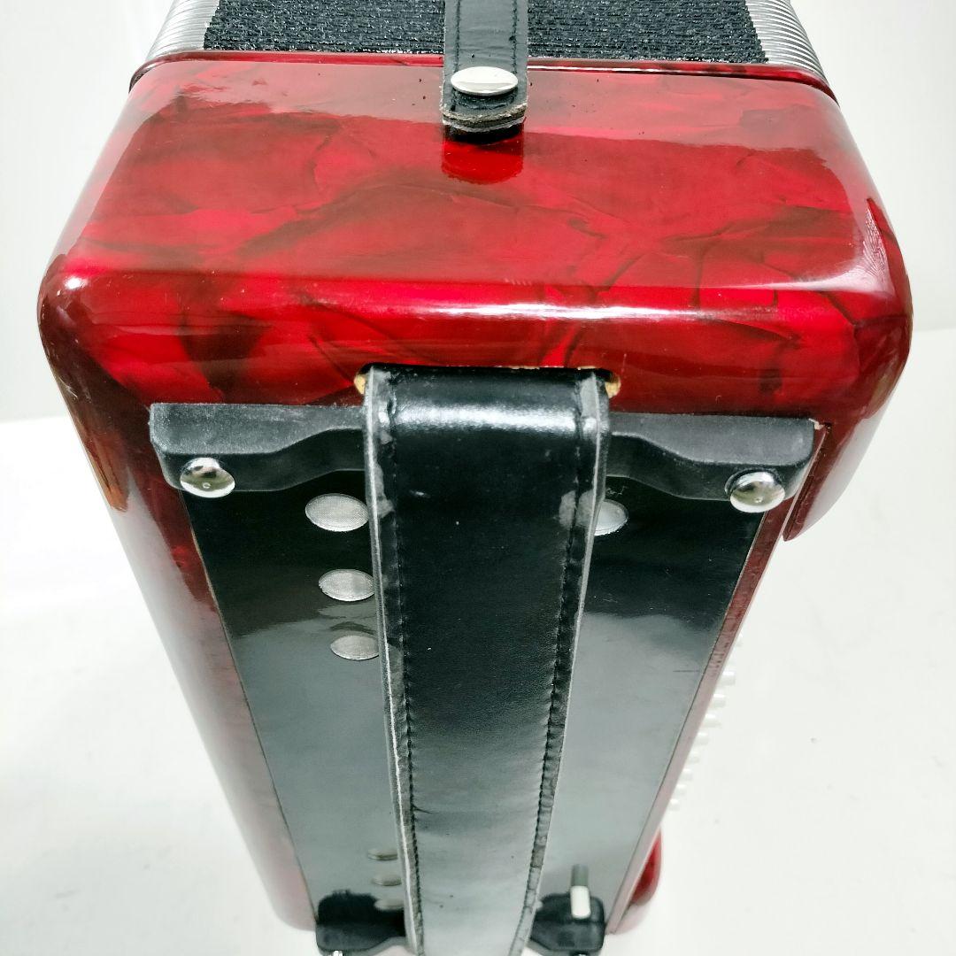 キョーリツ アコーディオン ACD-500 32鍵盤 ケース付き 赤 - メルカリ