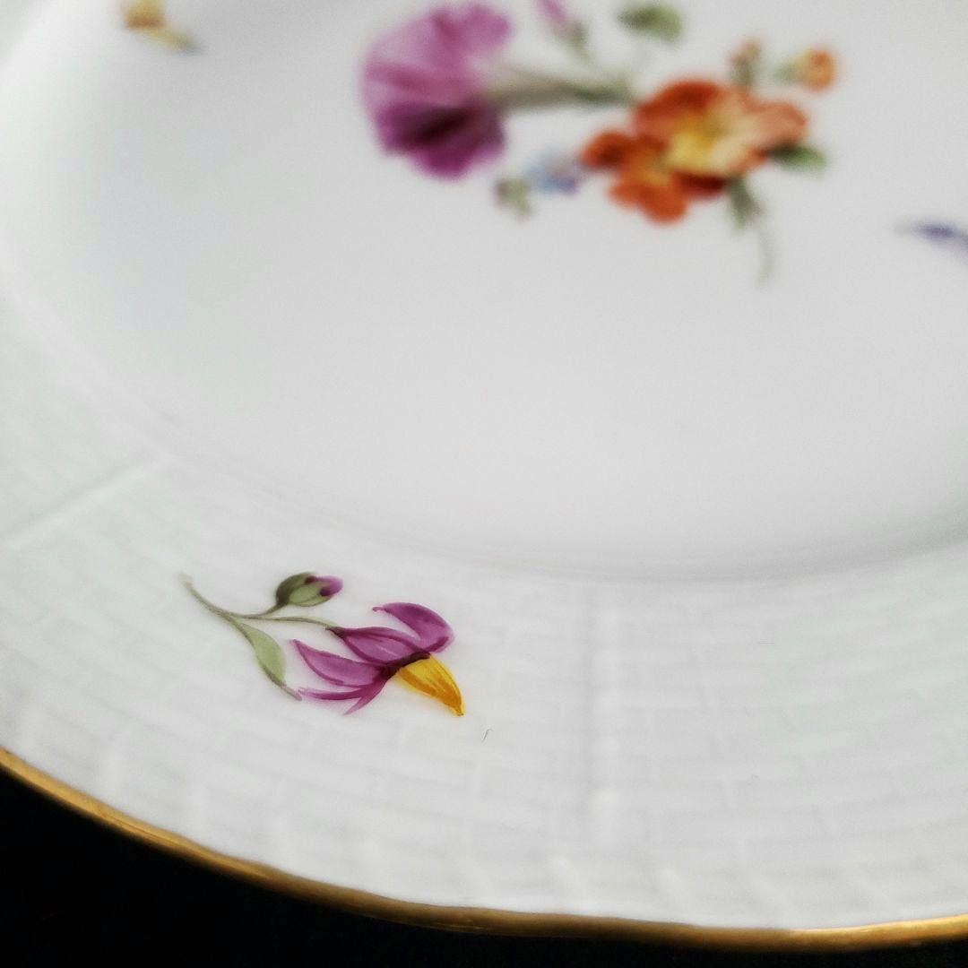 1837年 KPM(独) 手描き絵皿 19cm 2枚組