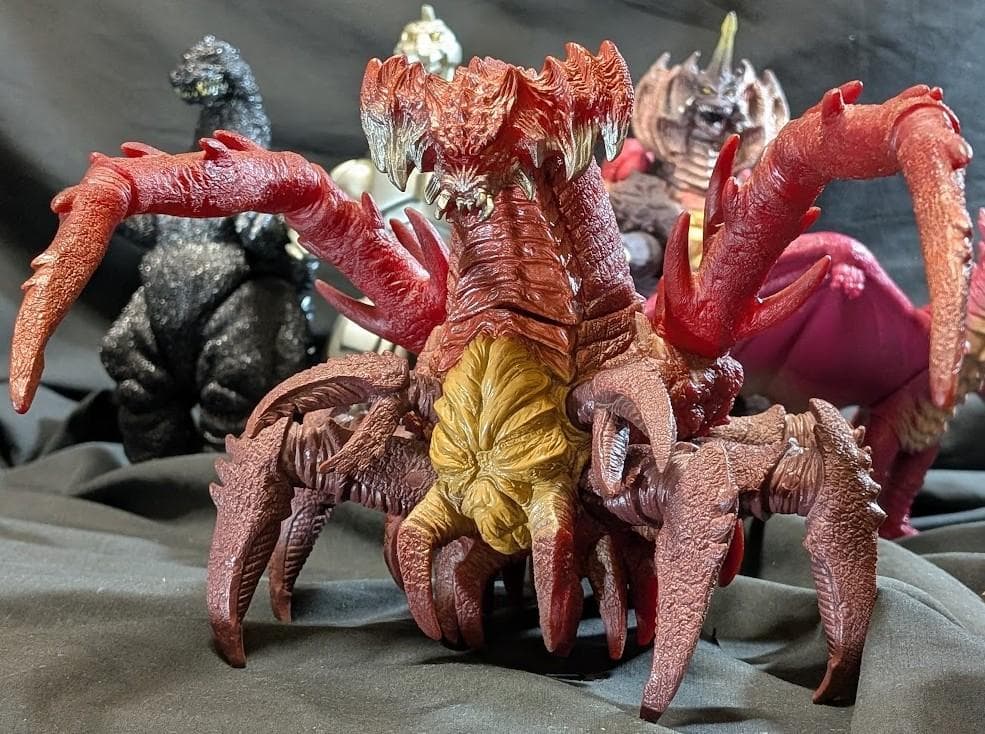 平成ＶＳシリーズ　ゴジラ・メカゴジラ・デストロイア他（バンダイ）ソフビ５体セット