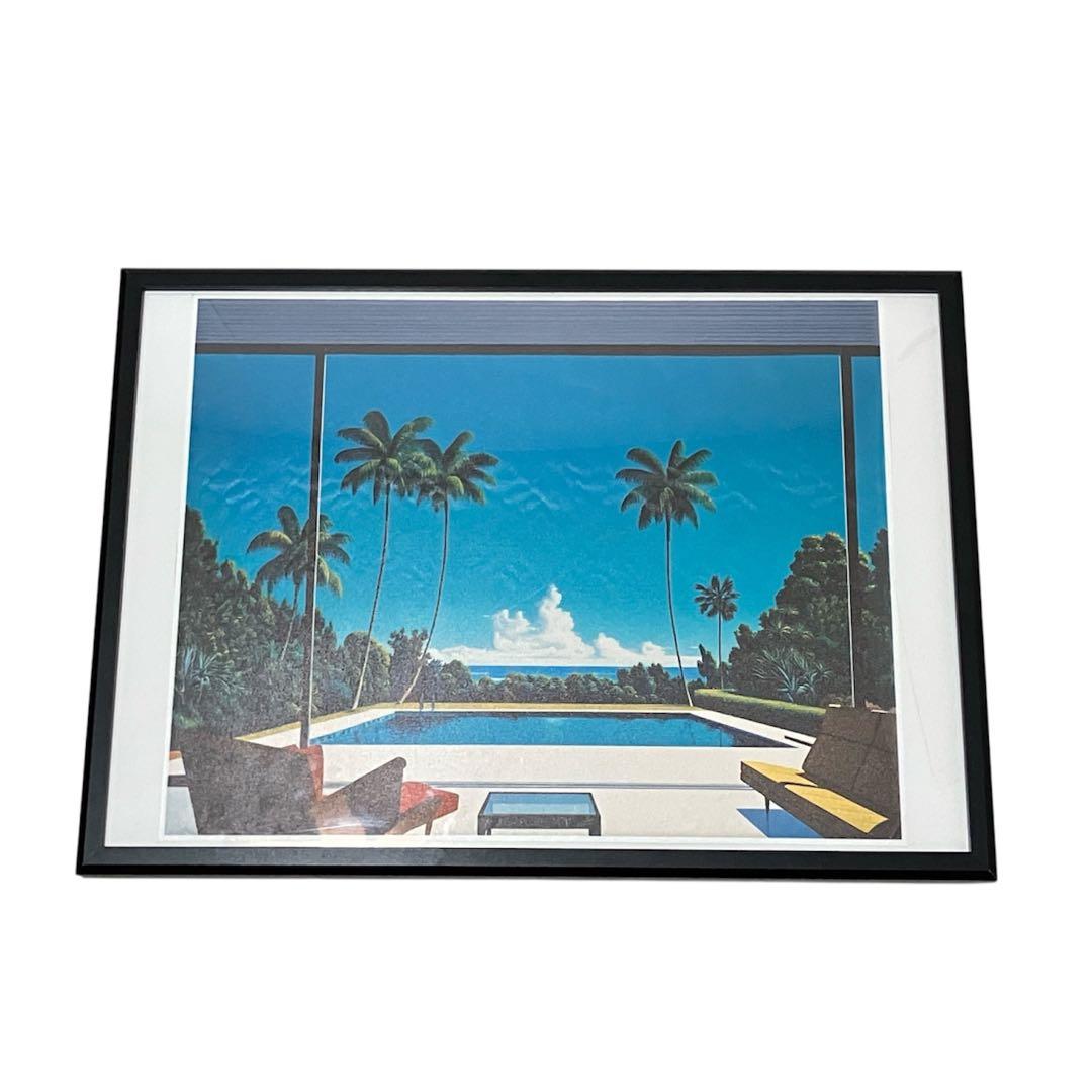 額縁付き】 永井博（Hiroshi Nagai） A2ポスター ⑦ Amazon.co.jp