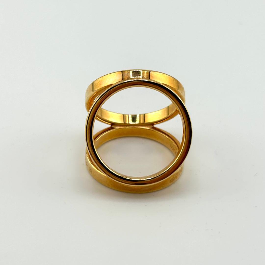 ✨極上美品・箱保存袋付✨　HERMES エルメス　スカーフリング　トリオ