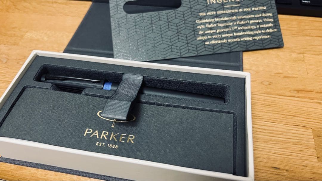 パーカー インジェニュイティ スリム ディープブラックブルーBT 5th F