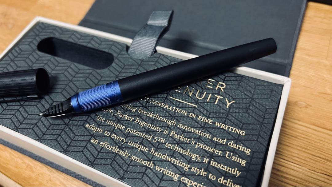 パーカー インジェニュイティ スリム ディープブラックブルーBT 5th F