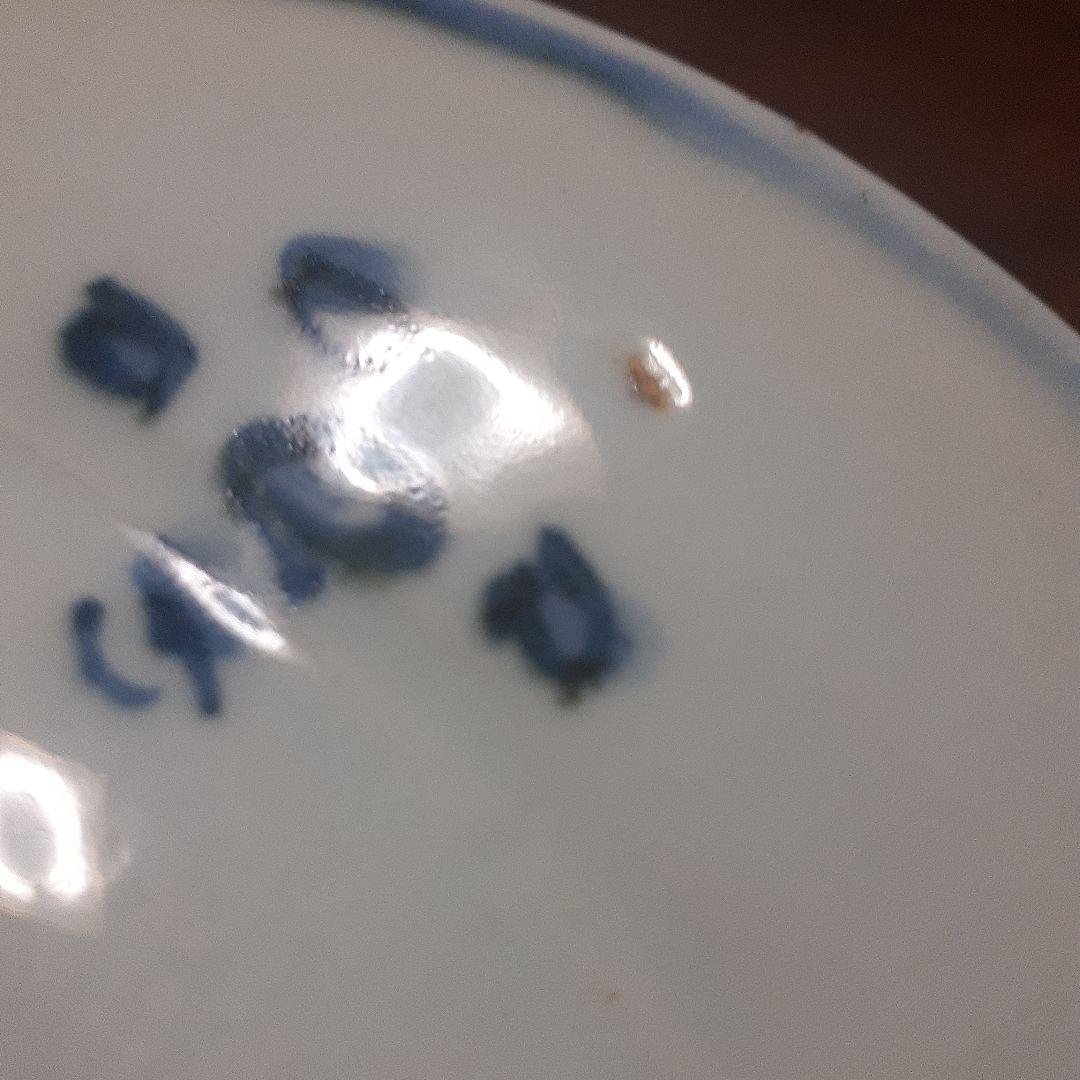 マ*オ様 中国明末清初古染付鹿文中皿