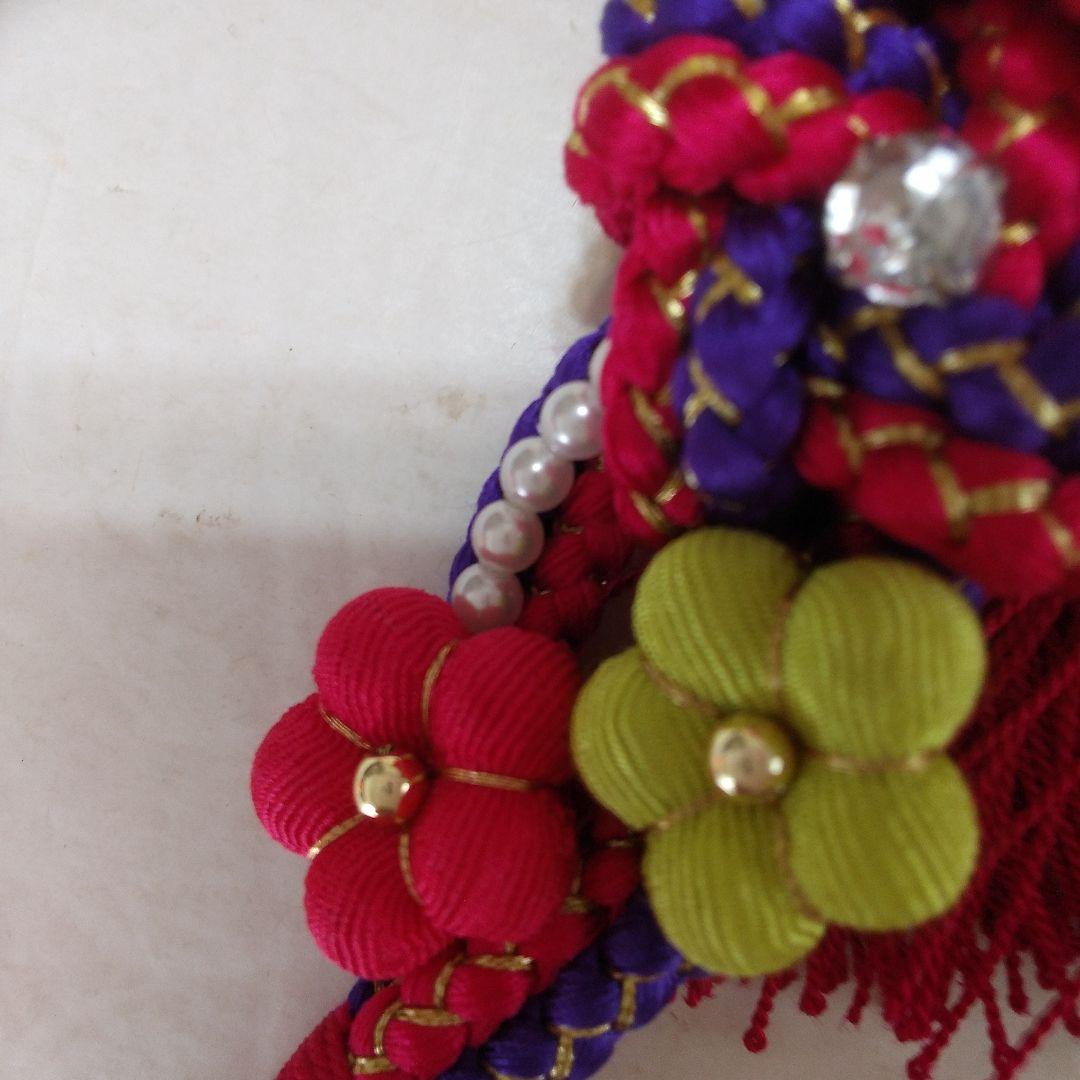 成人式振袖用総絞り帯揚げ帯締めセット正絹未使用 No57