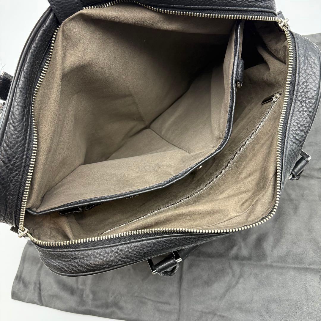 専用 ペッレモルビダ シュリンクレザー ビジネスバッグ ブラック A4 PC