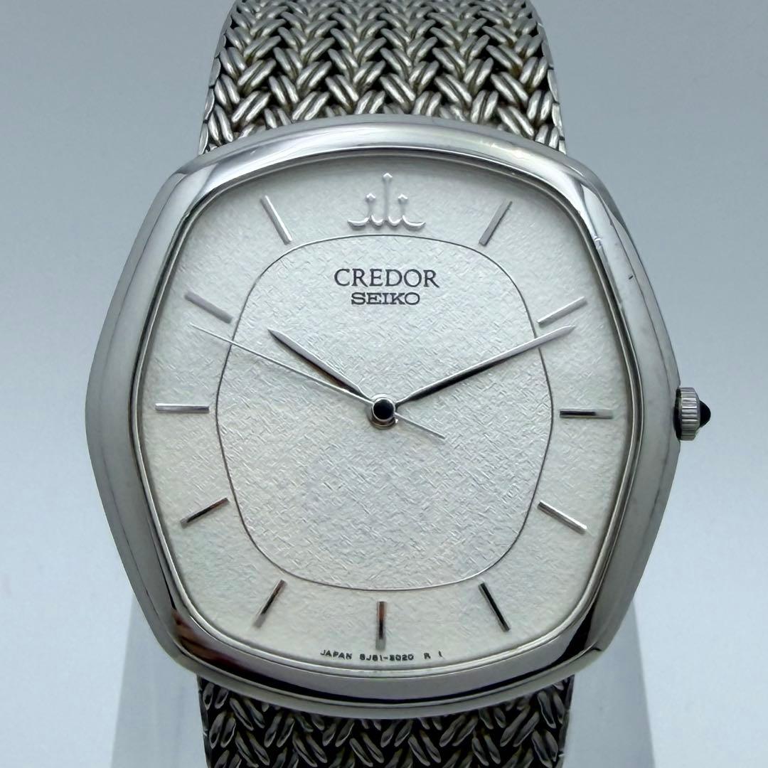【稼働 新品電池】セイコー クレドール 8J81-5030 腕時計 クオーツ