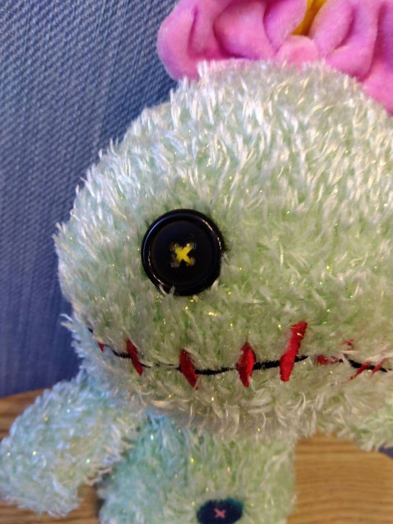 激レア！ ディズニー リロアンドスティッチ ☆ スクランプ ラメ ぬいぐるみ