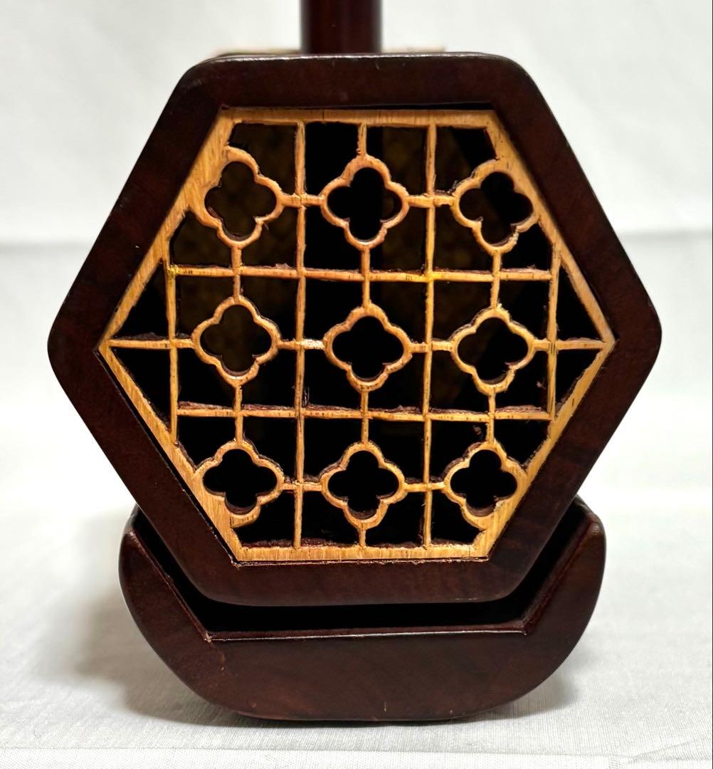 二胡 一式セット 中国蘇州 本皮製 付属品