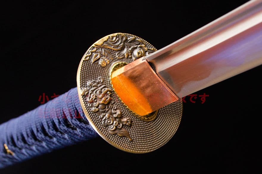 膝切武士刀-高性能マンガン鋼 武具　刀装具　日本刀　模造刀 居合刀