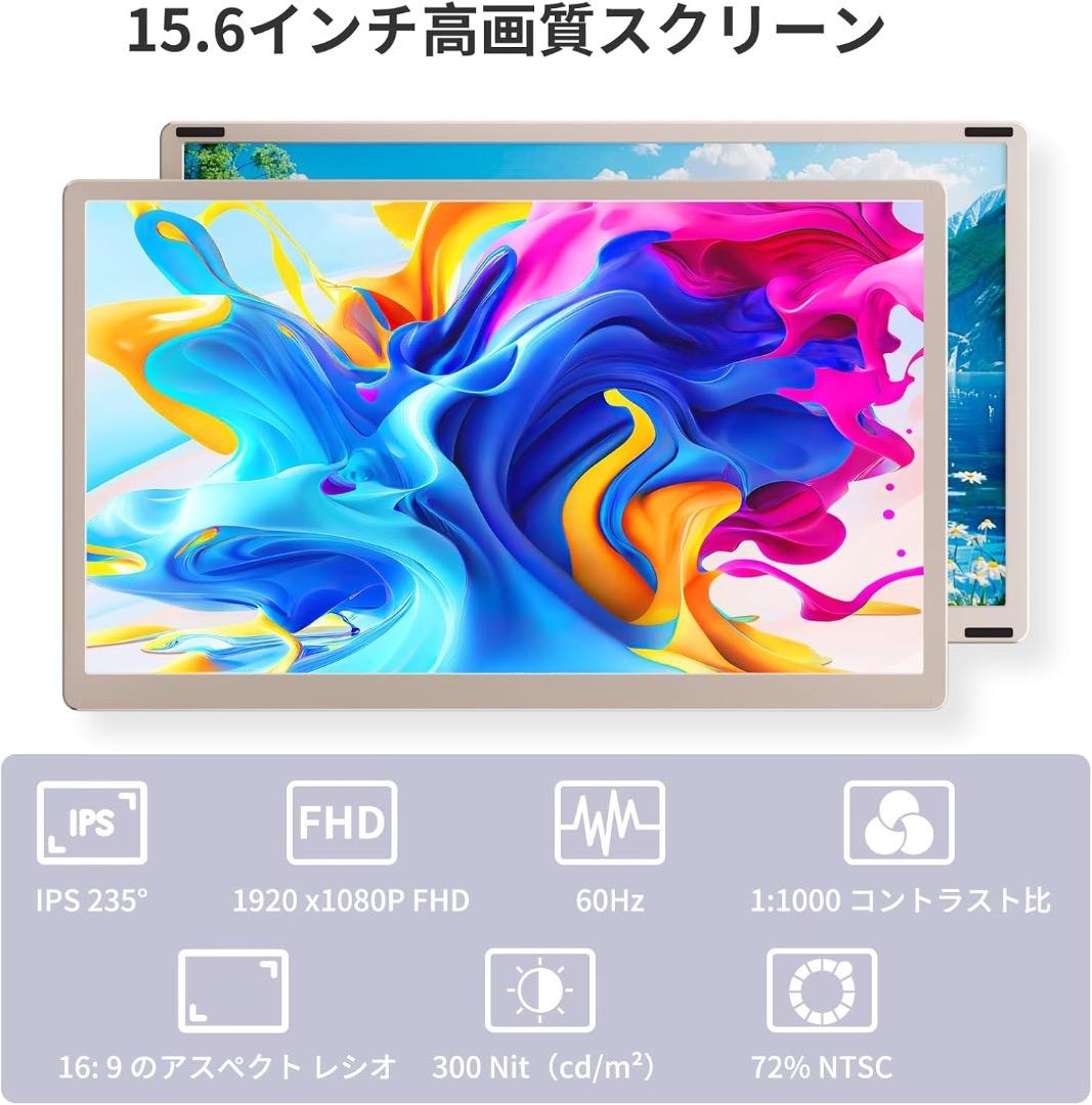 LAPTOMO S6 トリプルポータブルモニター 15.6インチ FHD 美品 - メルカリ
