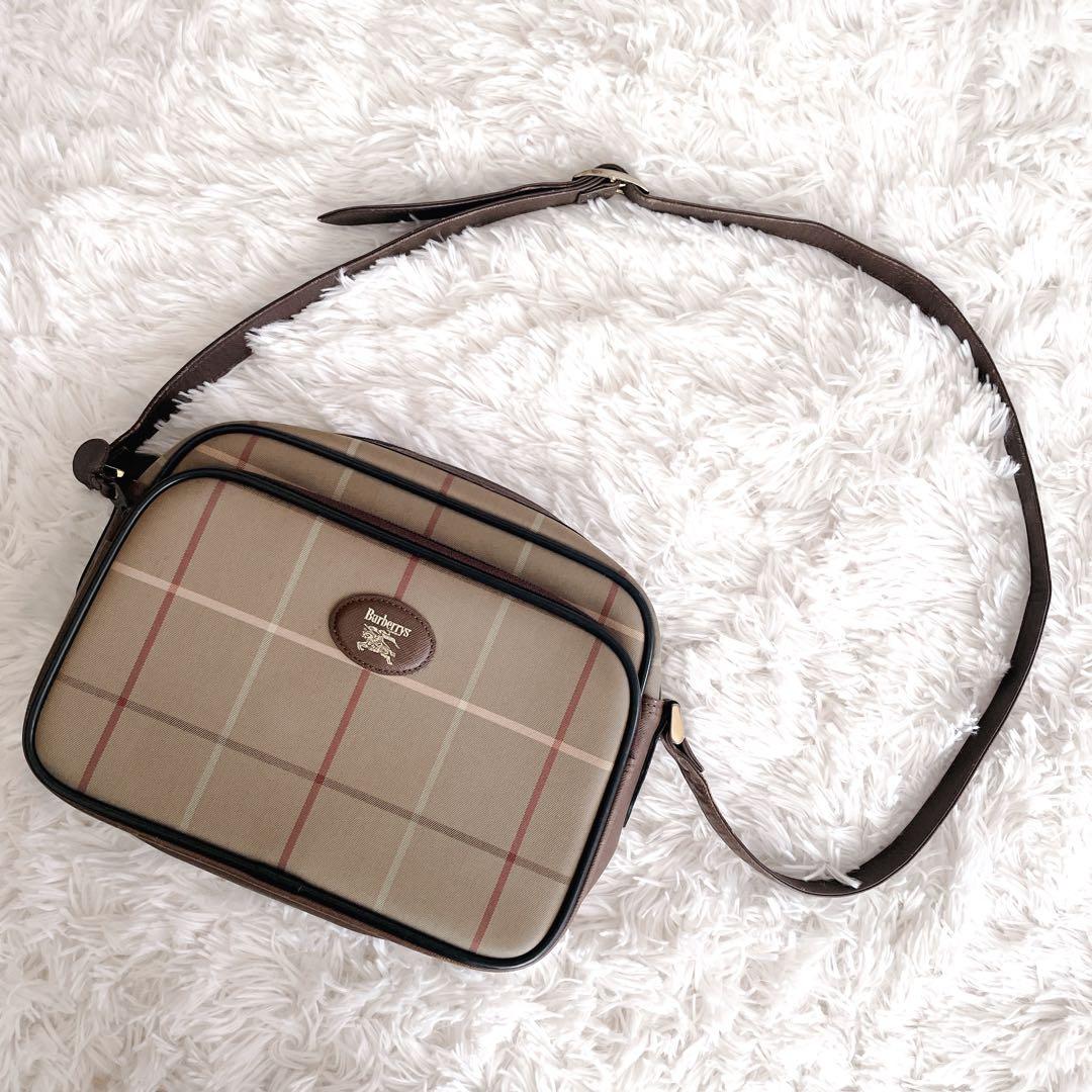 Burberrys バーバリー ショルダーバッグ　ホースロゴ　チェック