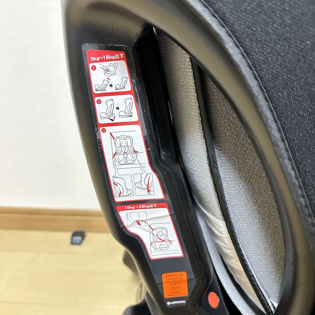 美品 LEAMAN カイナ チャイルドシート ジュニアシート 日除け 1029A