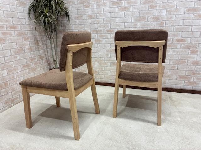 ダイニングテーブルセット　４人掛け　オーク　ナチュラル/ブラウン　新品