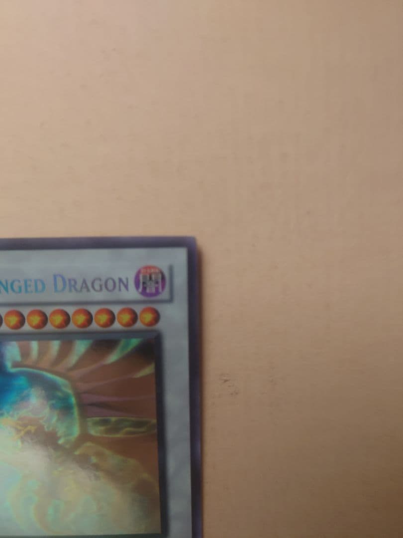 遊戯王　ブラックフェザードラゴン　ホログラフィックレア　英語版