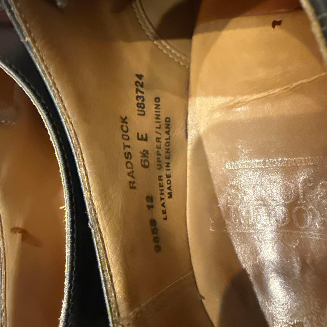 クロケット＆ジョーンズ ストレートチップ（RADSTOCK/ラッドストック）