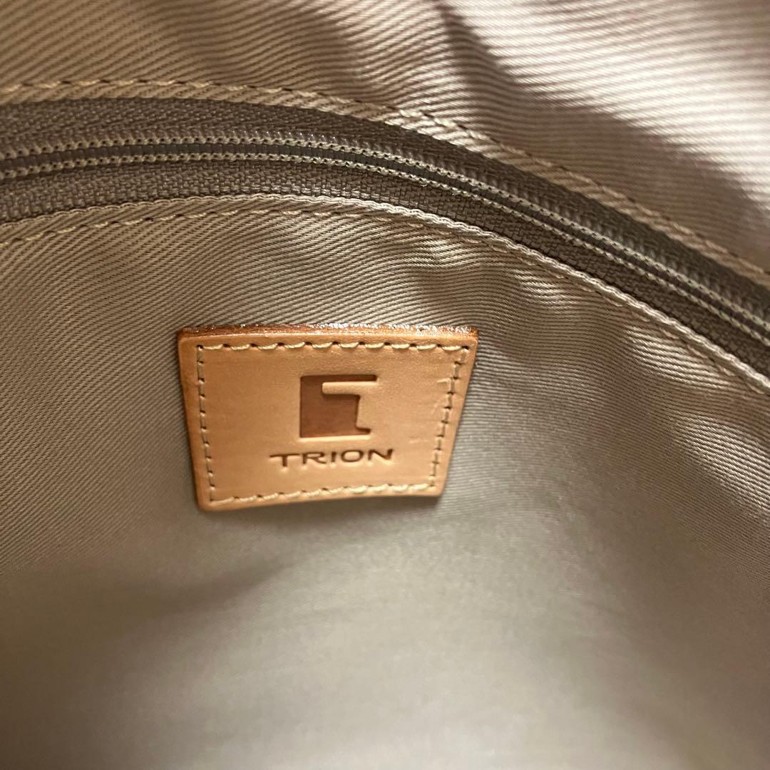 【美品】TRION ブリーフケース 2way ビジネスバッグ　キャリーオン3室