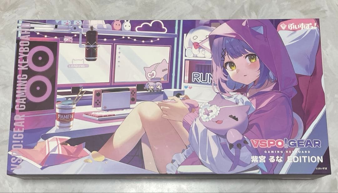 新品未使用】VSPO!GEAR ゲーミングキーボード 紫宮るな EDITION - メルカリ