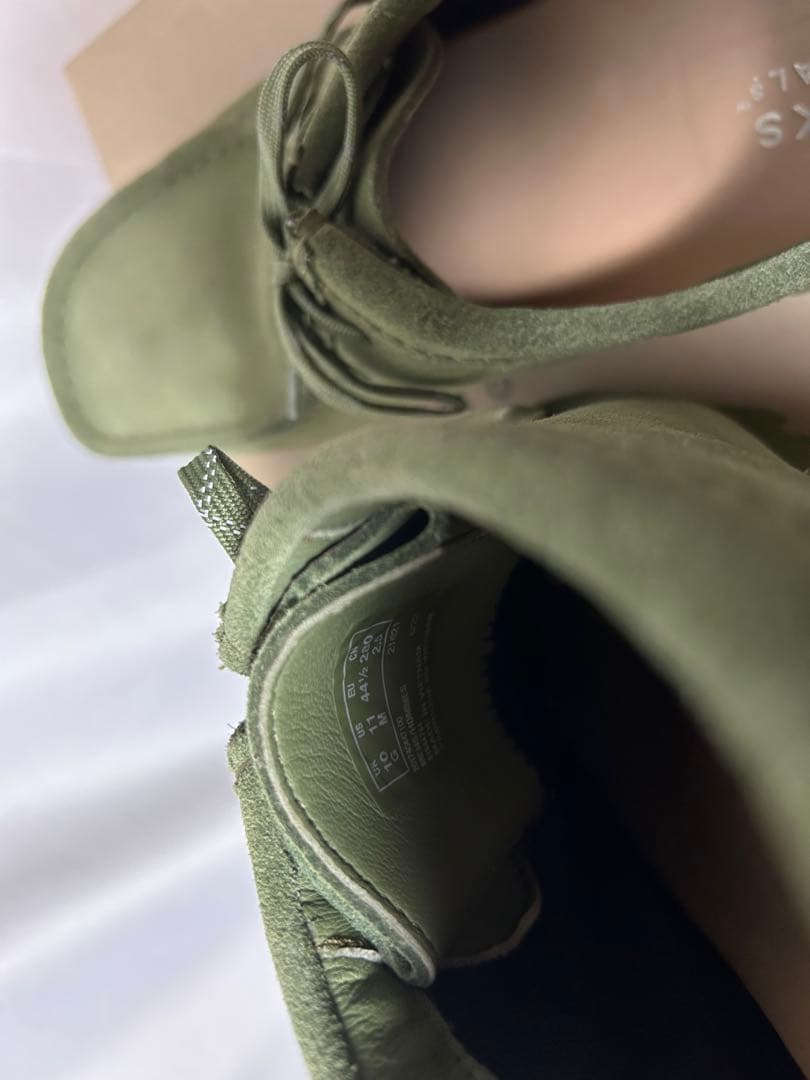 靴 Clarks WALLABEE GTX LODEN GREEN 28cm