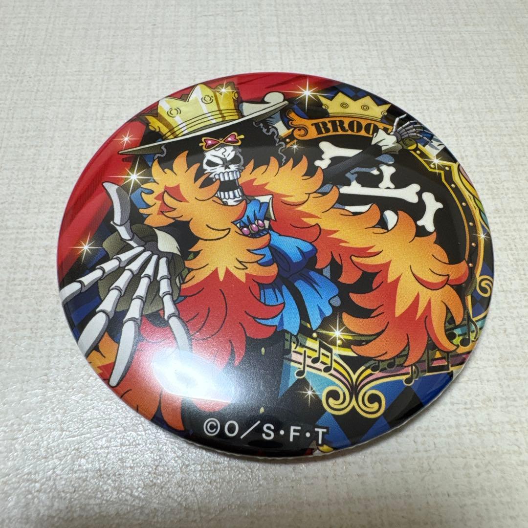 ワンピースタワー トンガリ缶バッジ ブルック&ステッカー&カード ブルックセット