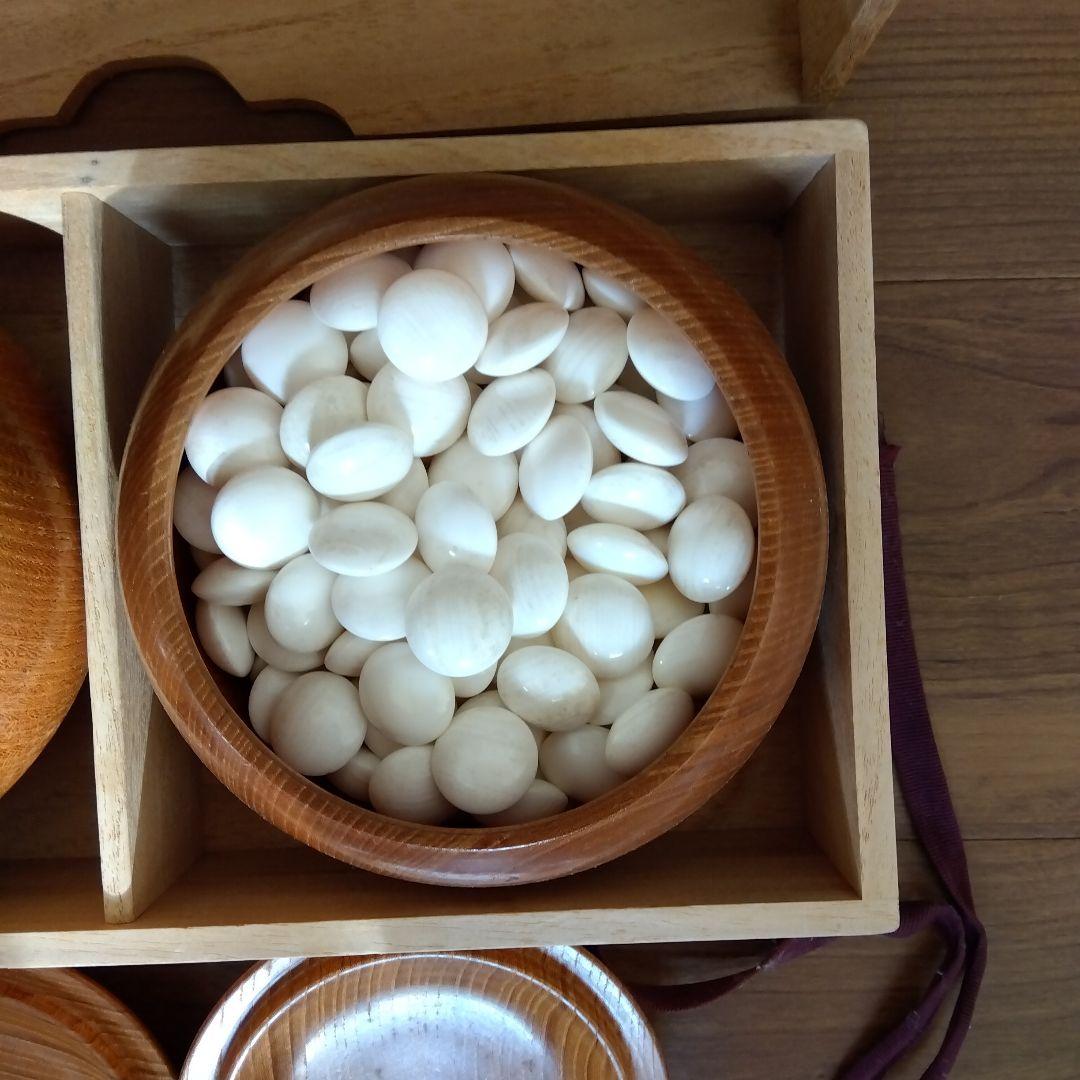 木製囲碁盤 碁石セット