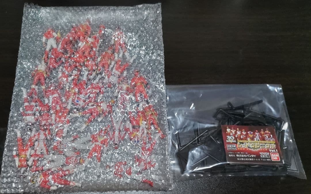 スーパー戦隊ヒーローギャラリーレッドクロニクルvol.1〜4 全33種セット