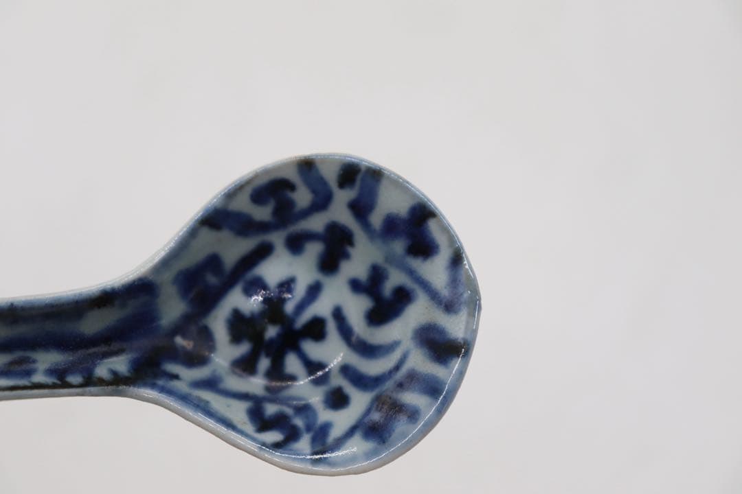 中国　明時代　清時代　小皿　小杯　レンゲ3点まとめ　アンティーク　送料込み901