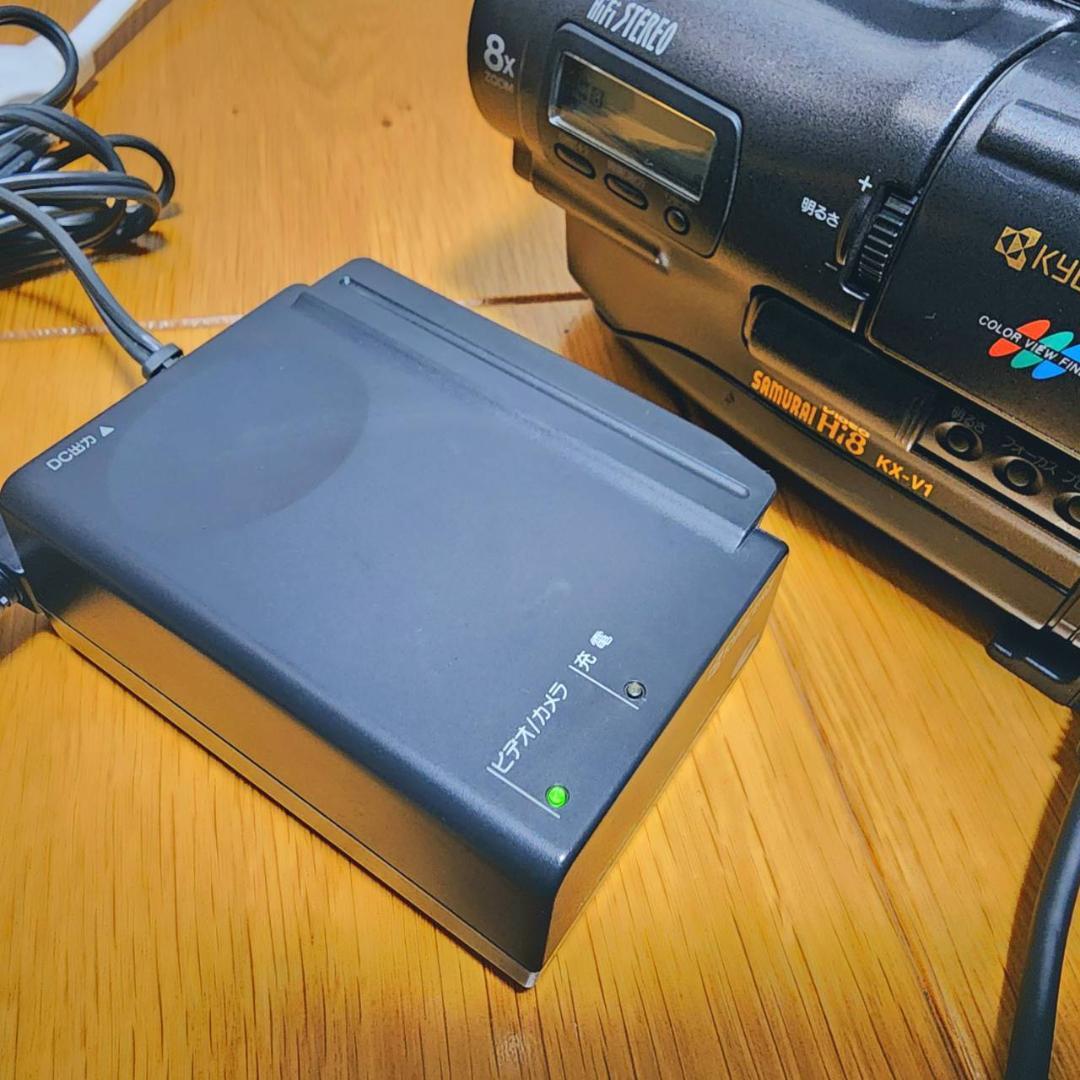 【動作確認済】高画質 8ミリ Hi8 SONY 京セラ ビデオカメラ セット