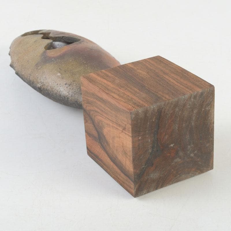 備前焼 置物 オブジェ 陶印あり V 9713