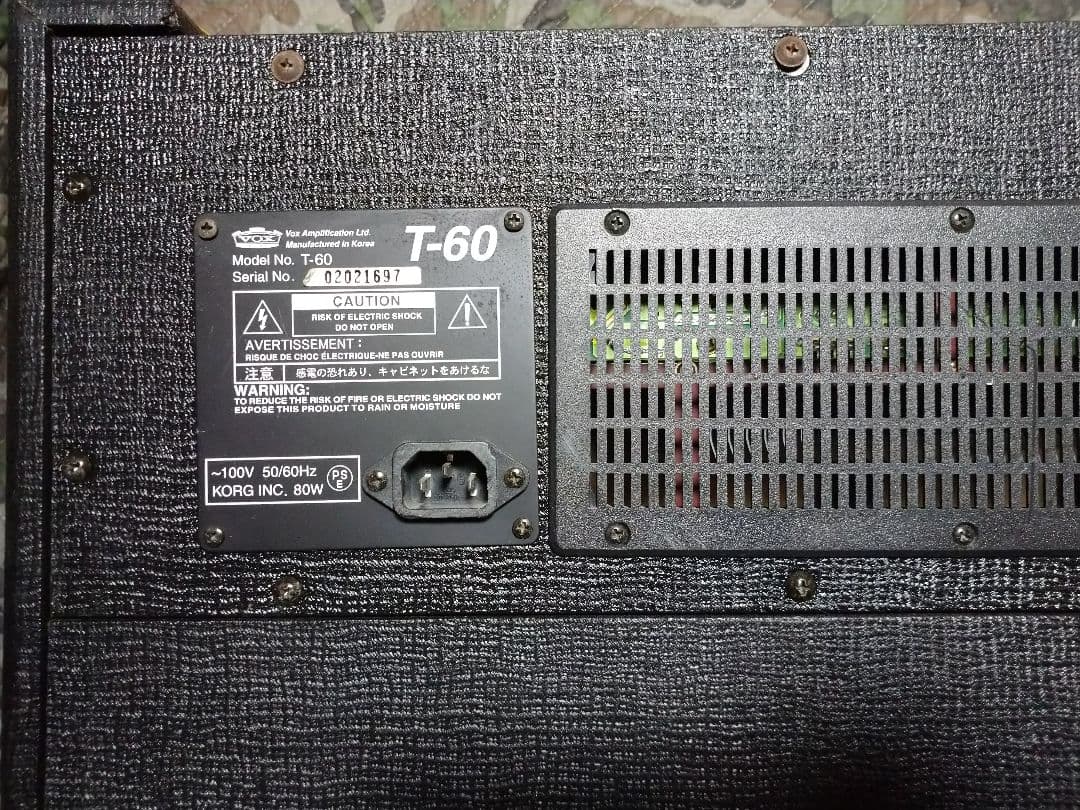 Vox t-60 ベースアンプ