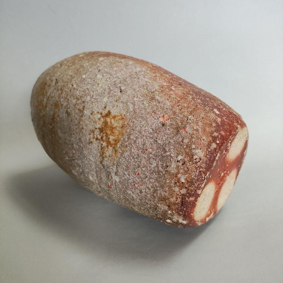 岡見周二　掛花生　花入　花瓶　信楽　自然釉