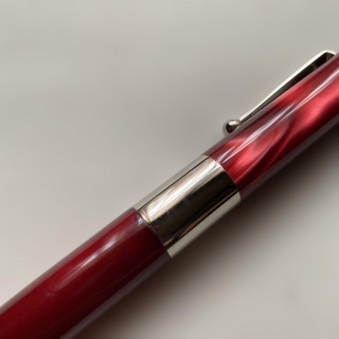 やまちゃんくん　ROMEO ボールペン 太軸イタリアンレッド　ケース付き