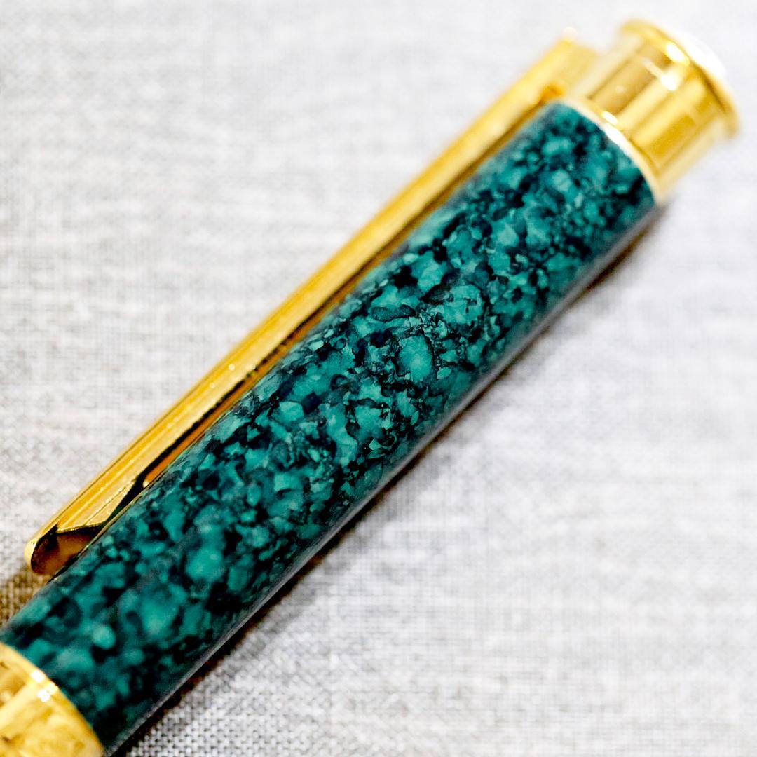 送料込み】モンブラン 万年筆 ノブレス グリーンマーブル