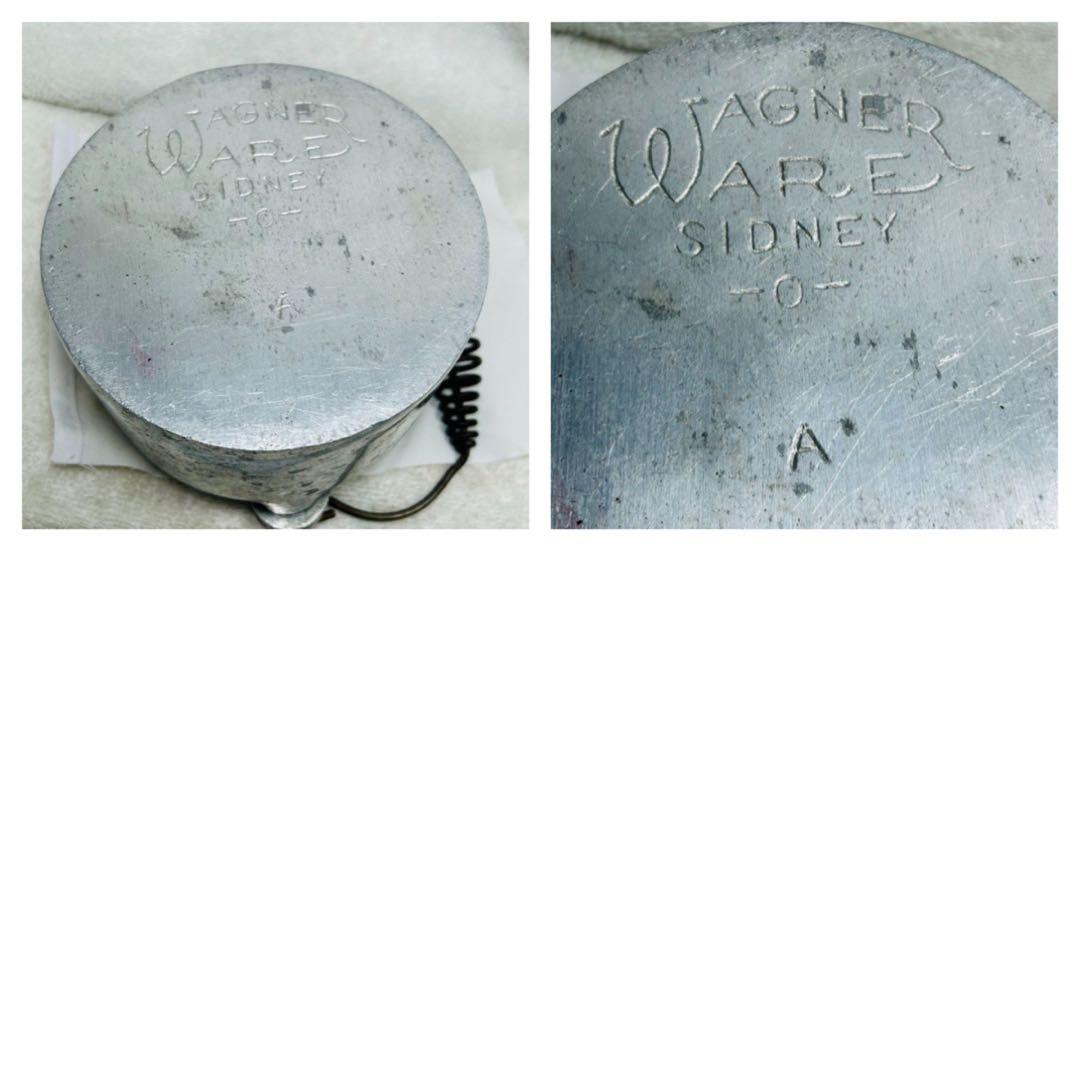 希少美品　ワグナーの小型のビンテージアルミ製ケトル