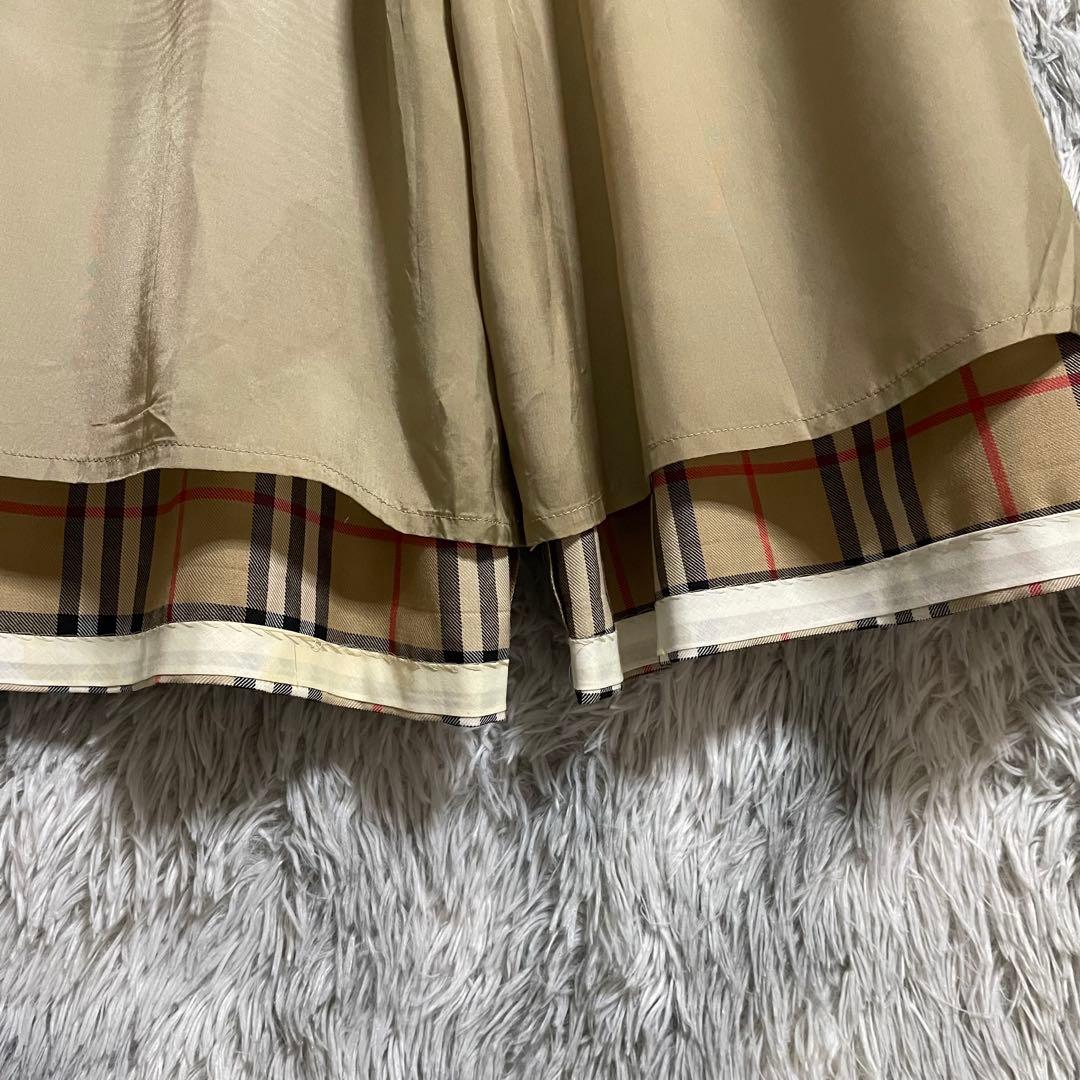 【美品】 バーバリー キュロット ノバチェック ゴルフ S BURBERRYS